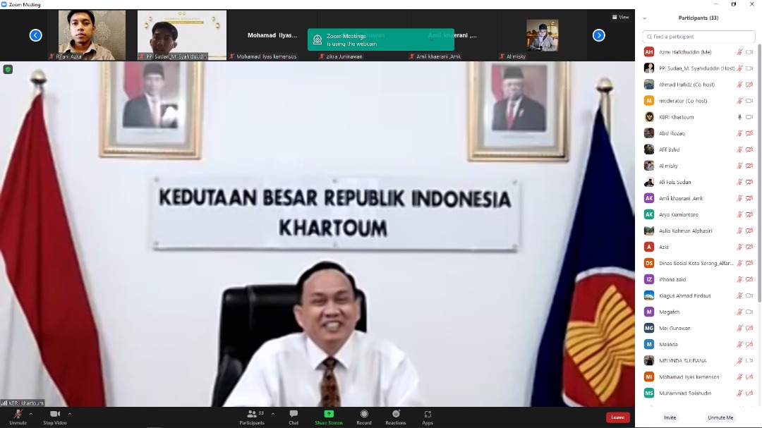 Dubes Sunarko Imbau Mahasiswa untuk Tetap Jaga Kesehatan