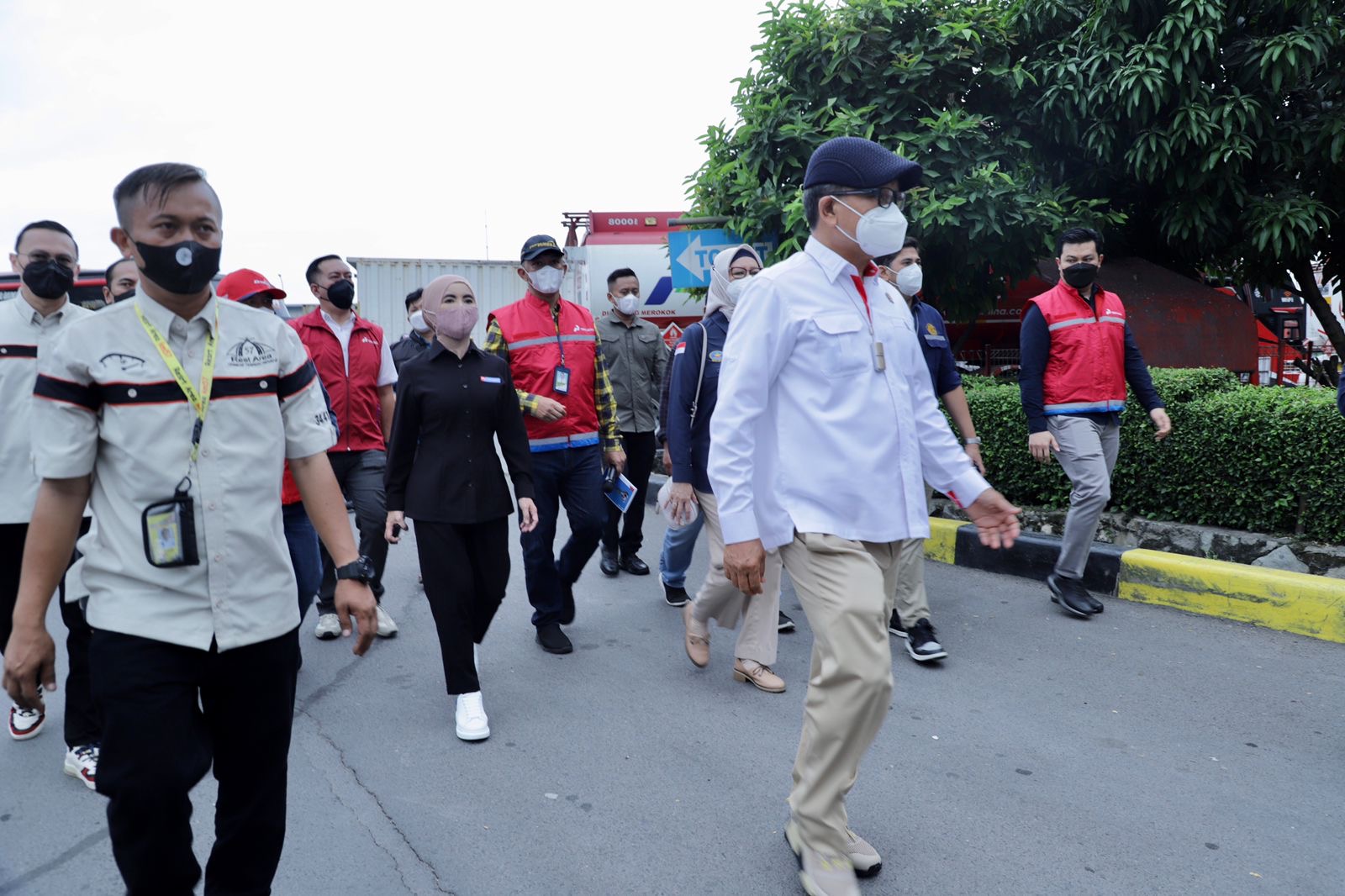 Jelang Mudik Menteri ESDM Periksa Kesiapan Pertamina Satgas Rafi 2022