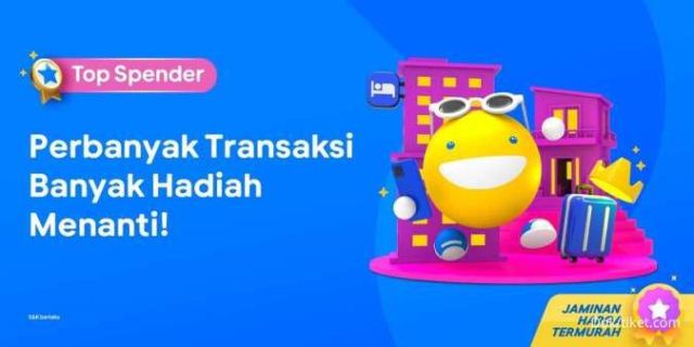 Jadi Top Spender tiket.com,Menangkan Hadiah Gratis Menginap di Hotel di Bali, Bangkok Jadi Top Spender tiket.comMenangkan Hadiah Gratis Menginap di Hotel di Bali Bangkok