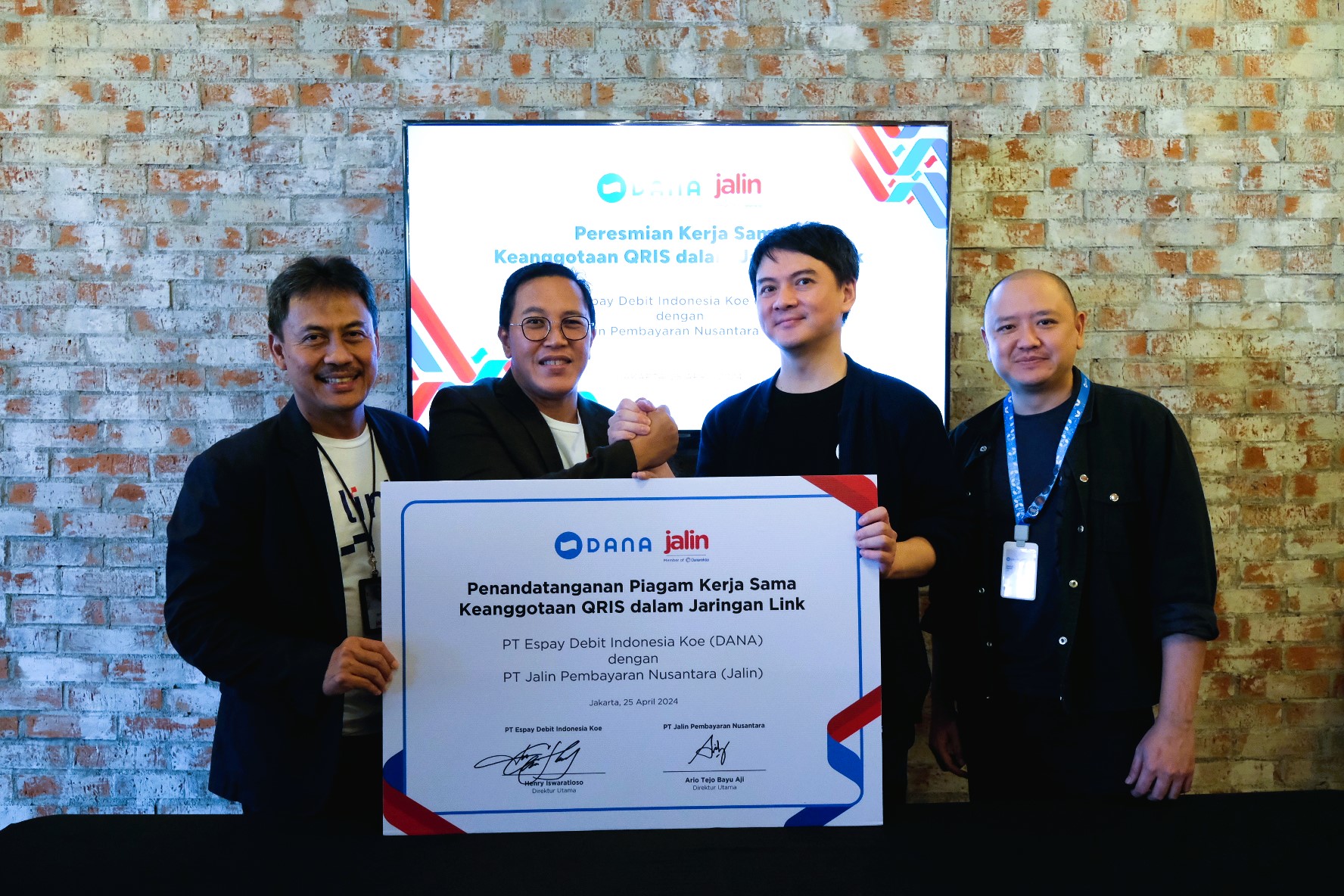 1 DANA dan Jalin Sepakati Kerja Sama Strategis Perluasan Interkoneksi Layanan Keuangan Digital