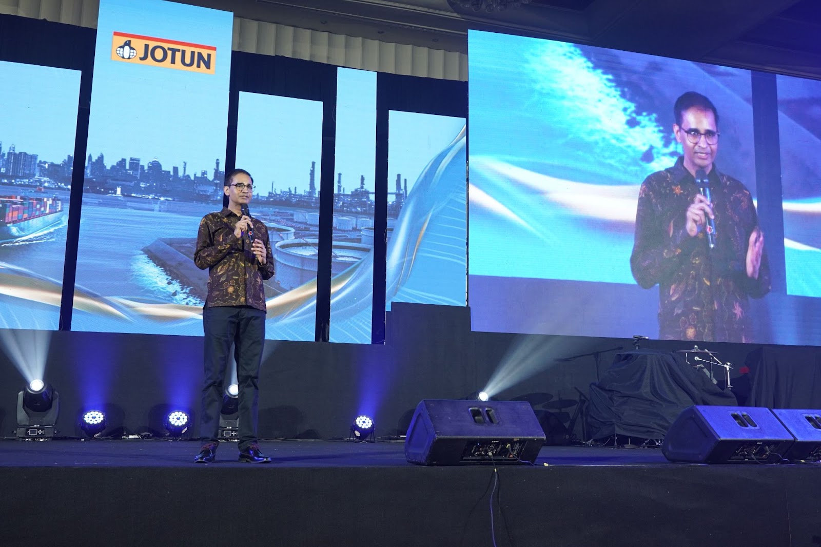 Welcoming Remarks oleh President Director PT Jotun Indonesia Arun Kumar pada Customer Gathering Networking Night