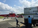 Pengiriman Genset Pakai Helicopter