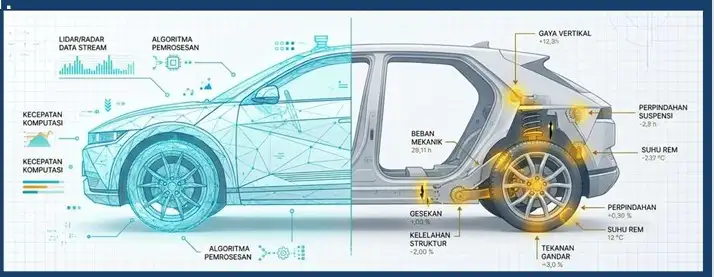 BRIN Kembangkan Digital Twin untuk Prediksi Kerusakan Kendaraan Otonom