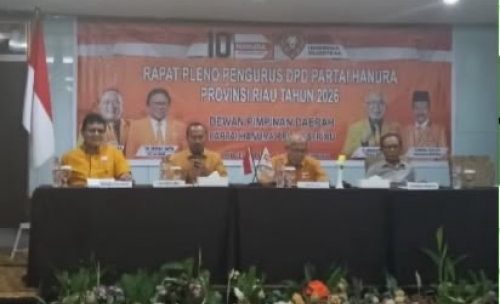 Pimpin Rapat Pleno, Arsadianto Rachman Ajak Seluruh Kader Berjuang Besarkan Partai Hanura Riau
