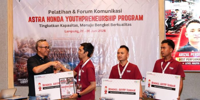 AHYPP_01-1024x682 Bengkel Binaan Yayasan AHM Catat Omzet Rp7,9 Miliar, Serap 43 Tenaga Kerja