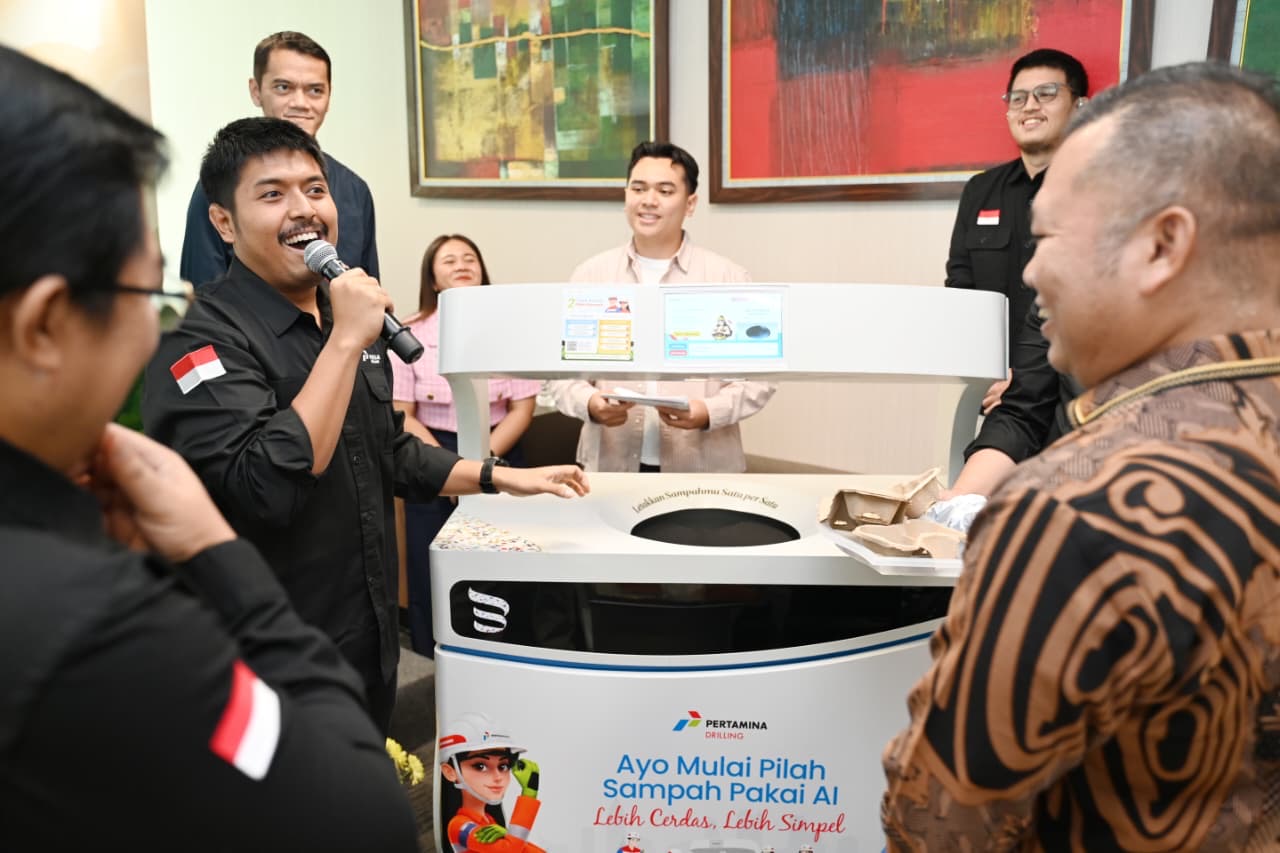 Pertamina Drilling Hadirkan SRIKANDI, Tempat Pemilah Sampah Berbasis AI untuk Dukung Green Drilling