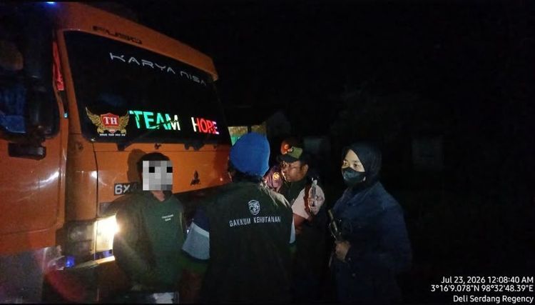 Kemenhut Tetapkan Tersangka Kasus Pengangkutan 598 Batang Kayu Ilegal Bermodus Dokumen Palsu