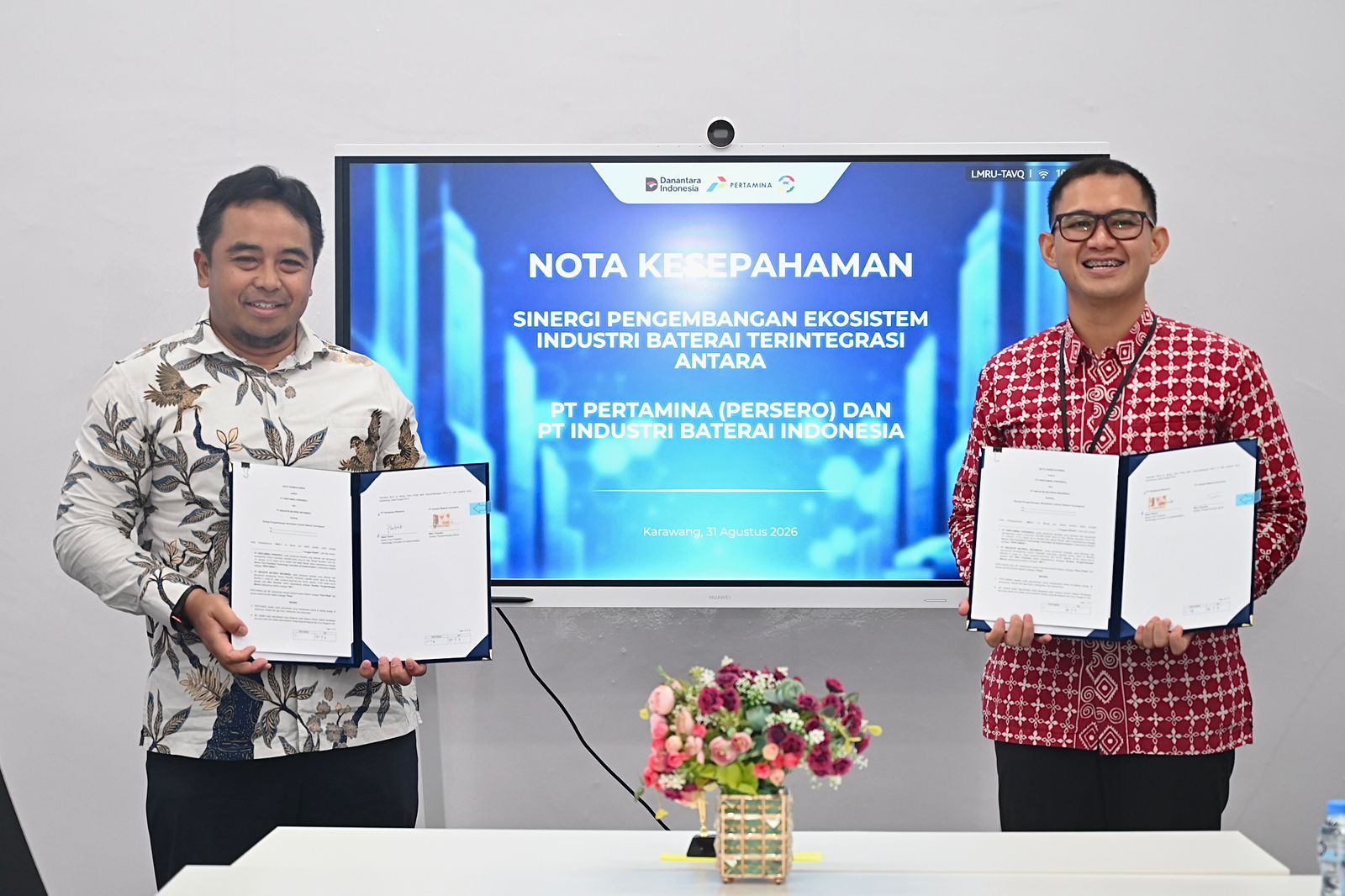 Pertamina Perluas Peluang Bisnis Rendah Karbon melalui Pengembangan Ekosistem Baterai
