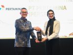 Pertamina menerima penghargaan Award of Excellence Top 10 tahun 2026 pada subcategory "Best Digital and Social Media Campaign" dalam acara The 5th IABC Indonesia Conference & Awards 2026 di Hotel Le Meridien, Jakarta pada Jumat (18/09/2026)